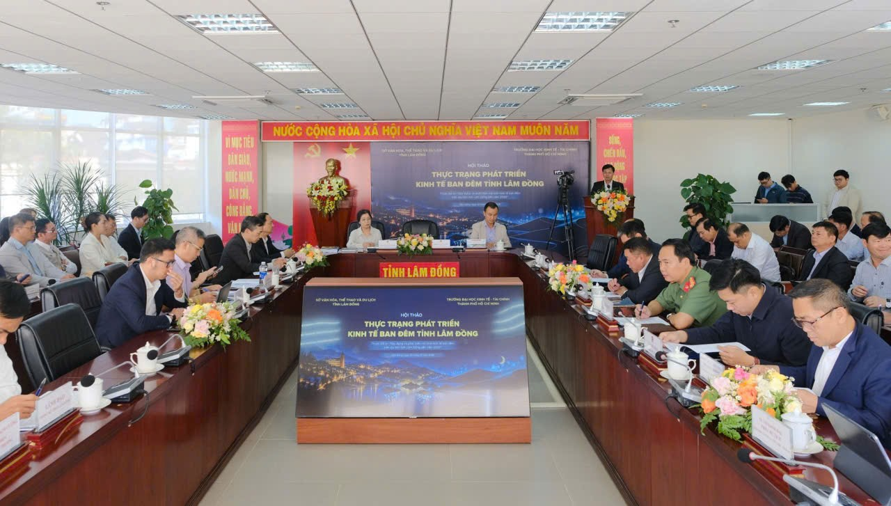Hội thảo “Giải pháp phát triển kinh tế ban đêm đến năm 2030”.