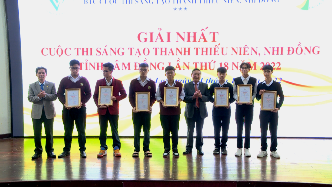 Tổng kết và Trao giải Cuộc thi Sáng tạo thanh thiếu niên nhi đồng tỉnh Lâm Đồng lần thứ 18 năm 2022