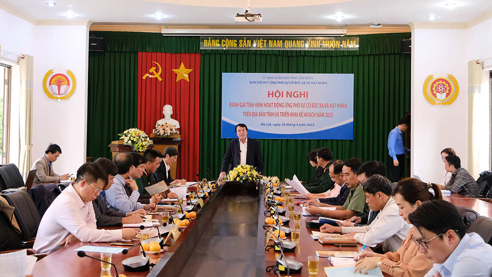 Hội nghị đánh giá tình hình hoạt động ứng phó sự cố bức xạ và hạt nhân
