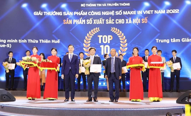 Nền tảng Hue-S đạt giải thưởng sản phẩm số xuất sắc cho xã hội số